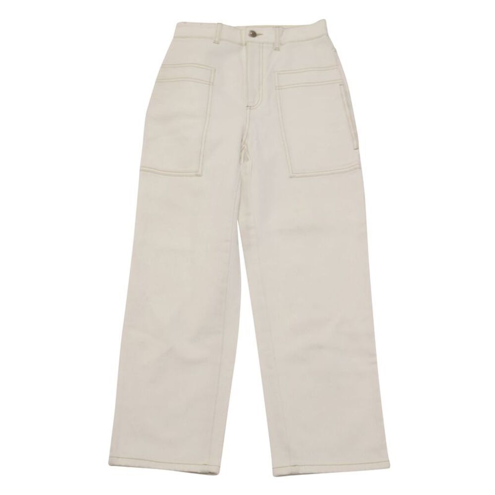 Stella McCartney Denim Jeans in White Cotton